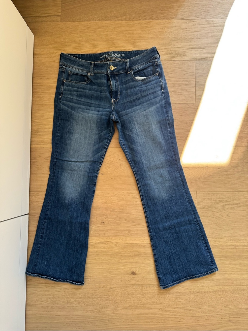 American Eagle Outfitters Dark Blue Flare Jeans
